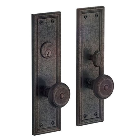 BALDWIN ESTATE Double Cylinder Handlesets Distressed Oil Rubbed Bronze 6547.402.DBLC